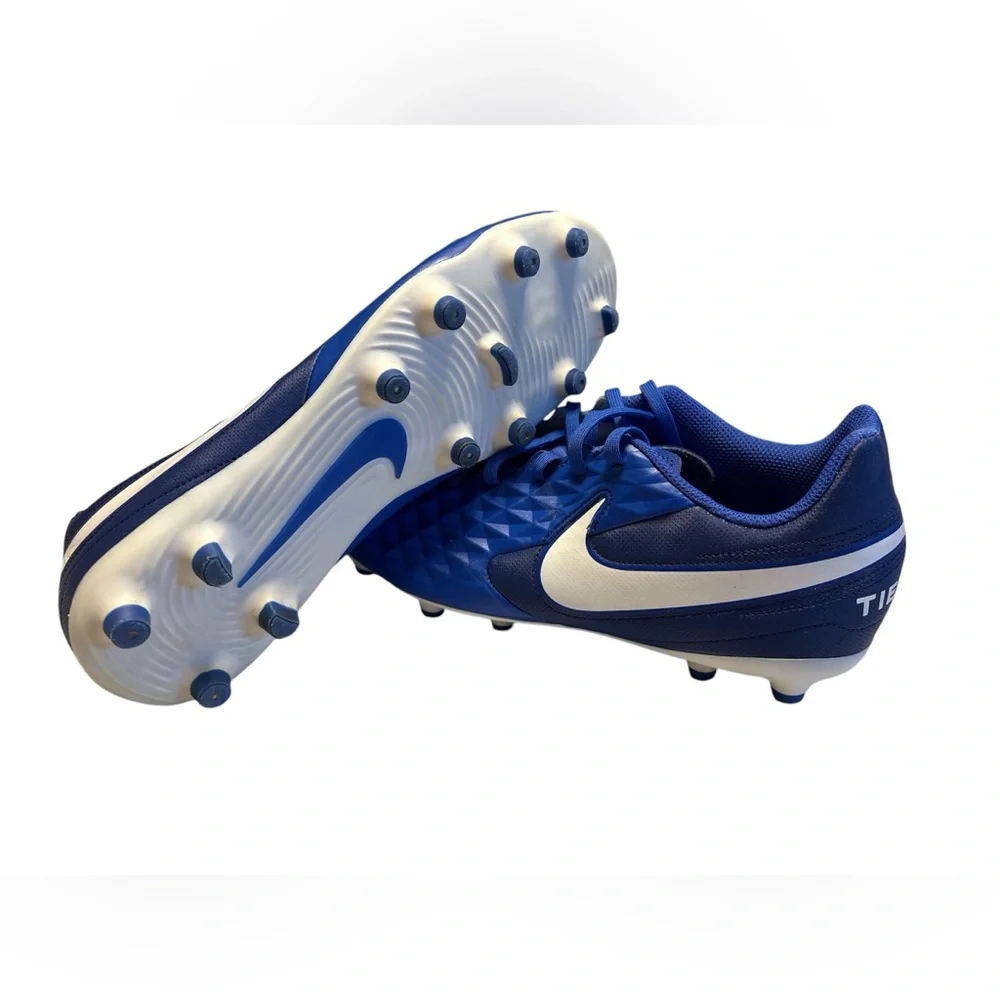 Nike Tiempo Legend 8 Club FG Men’s Size 8 Hyper Royal Blue/White Preowned Cleats